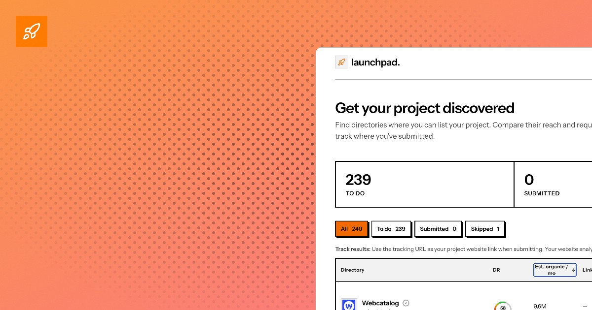 Launchpad — Launch directories